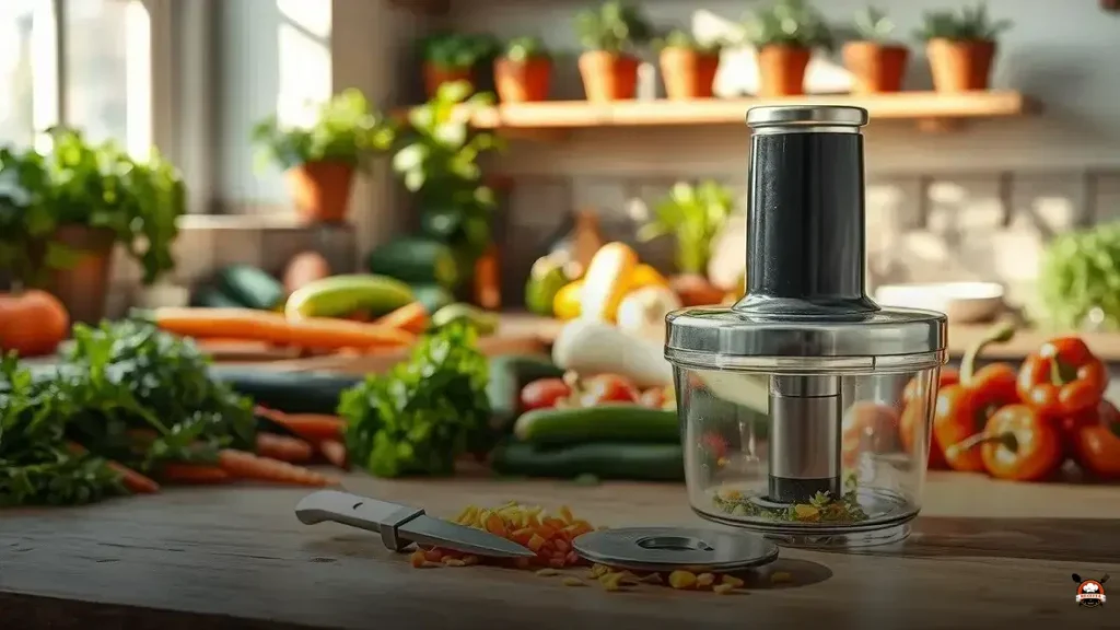 Como montar um triturador de legumes