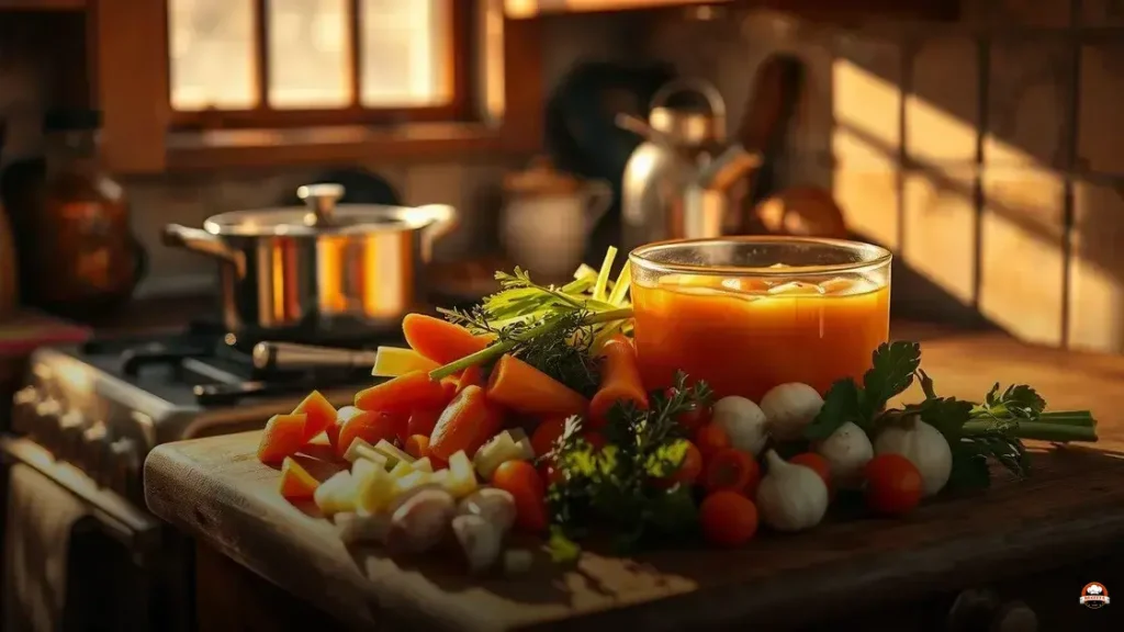 Como preparar caldo de legumes