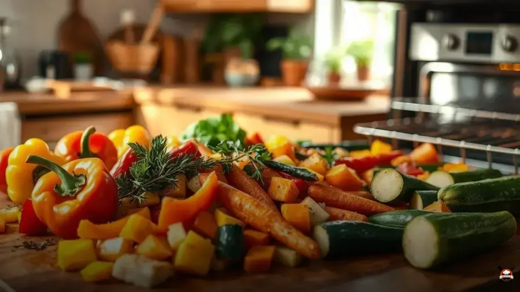 Como preparar legumes assados no forno