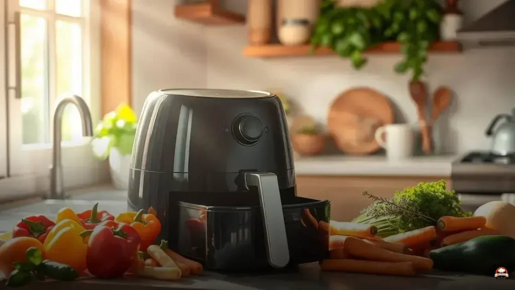 Como refogar legumes na airfryer