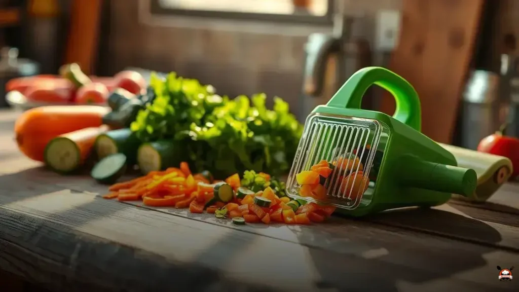 Como usar cortador de legumes