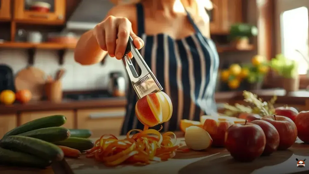 Como usar descascador de frutas e legumes