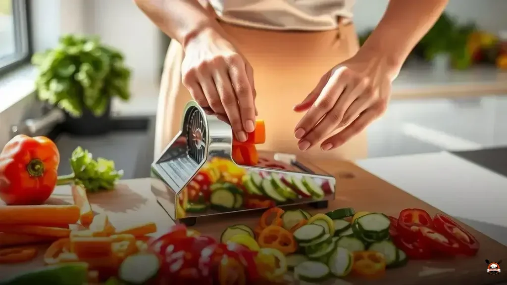 Como usar o cortador fatiador de legumes