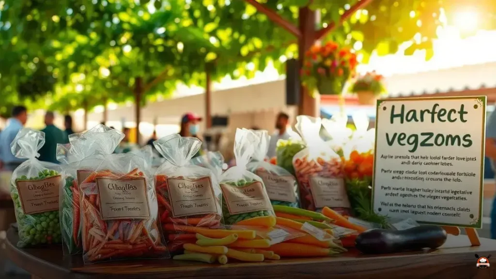 Como vender legumes congelados