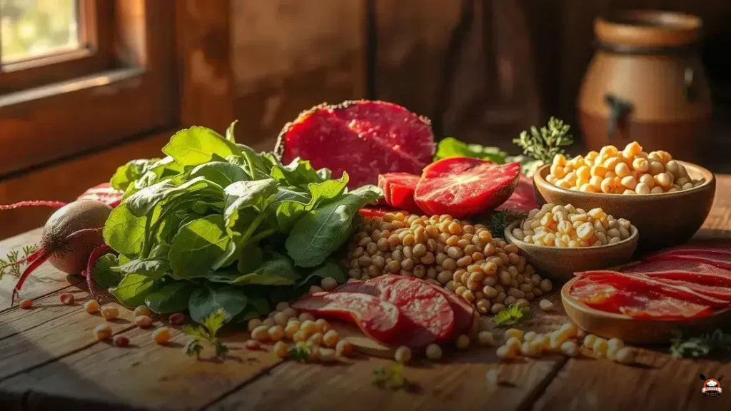 Cual alimento contiene hierro