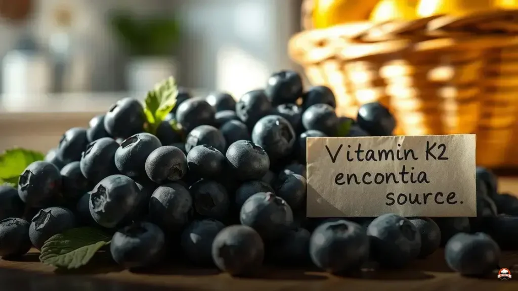 Em qual fruta eu encontro a vitamina k2