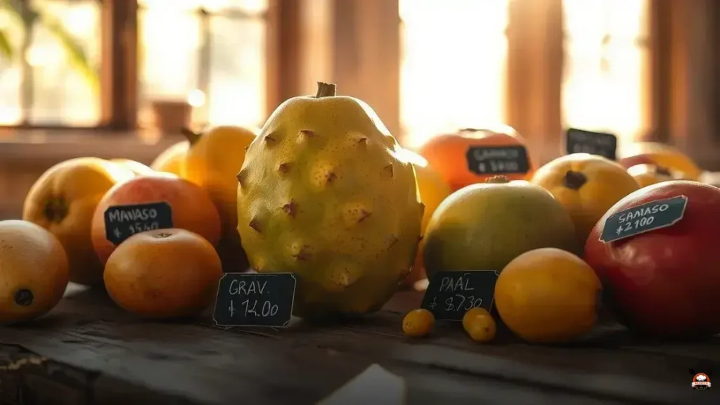 Fruta graviola qual o preço
