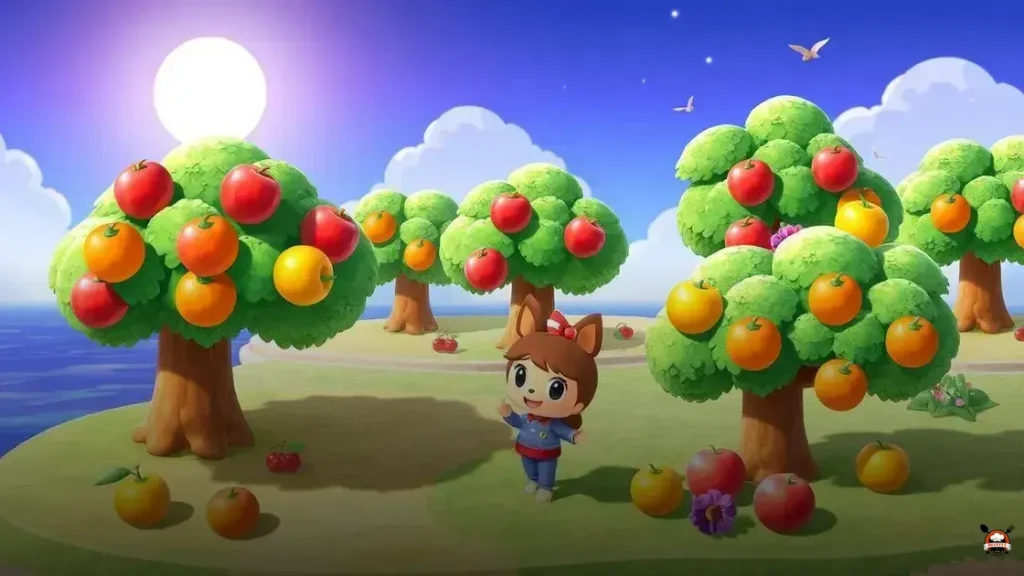 How do i get different fruit in animal crossing