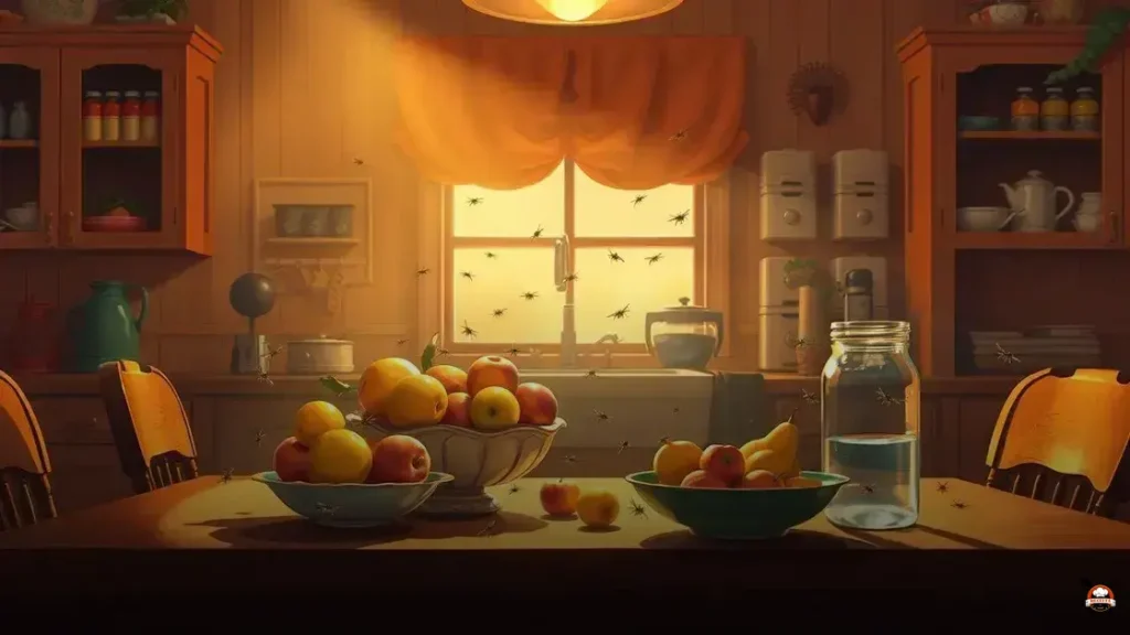 How do you get rid of fruit flies overnight