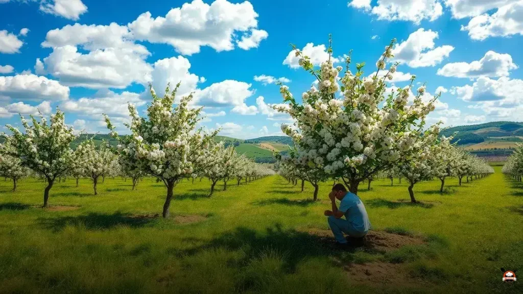 How far apart to plant fruit trees