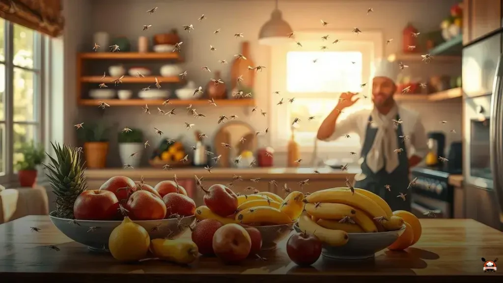 How long does a fruit fly infestation last