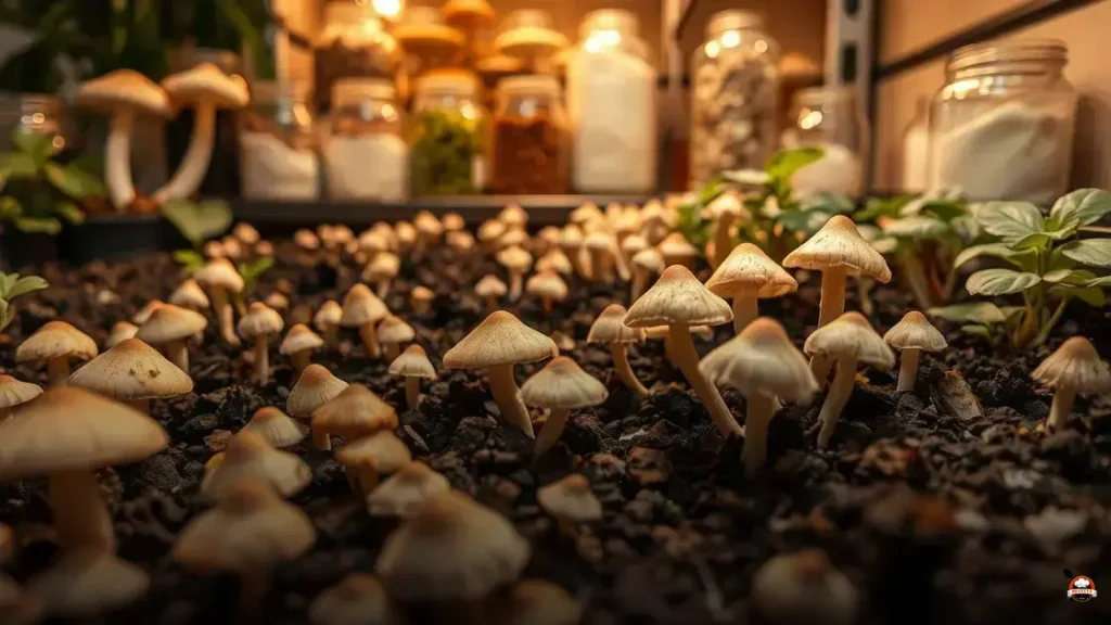 How long for mushrooms to fruit