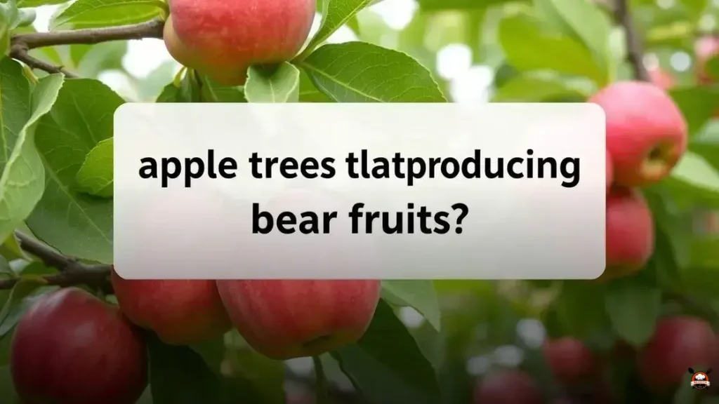 How long until apple trees bear fruit