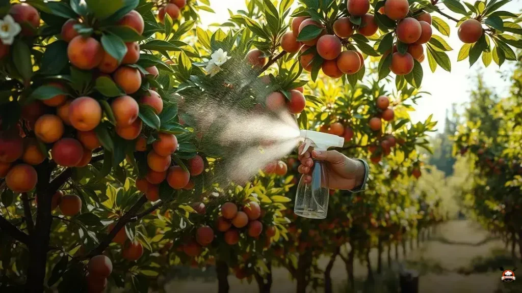 How often spray fruit trees