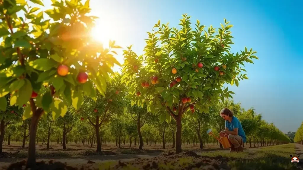 How often to water new fruit trees