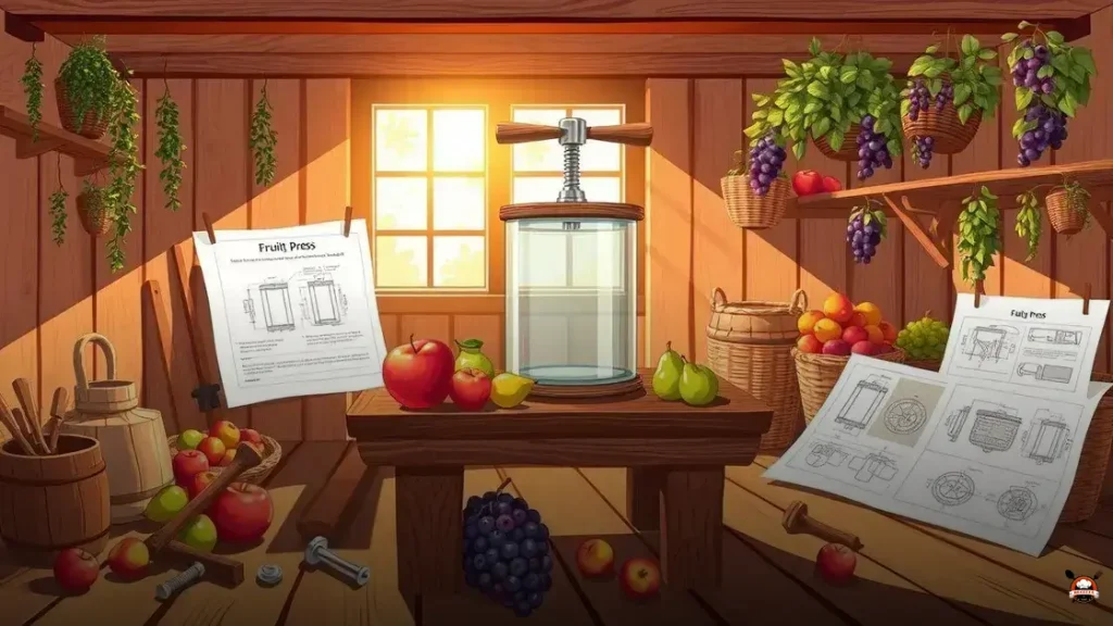 How to build a fruit press