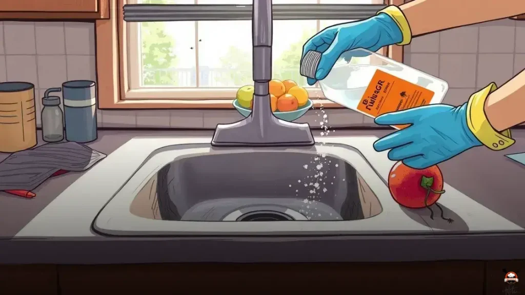 How to clean drains to prevent fruit flies