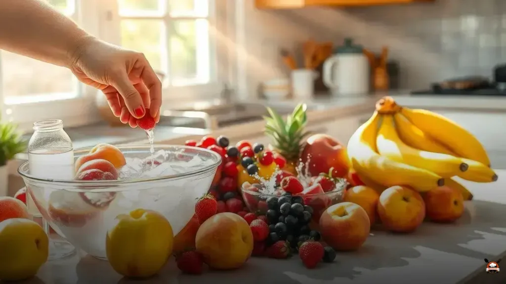 How to clean organic fruit