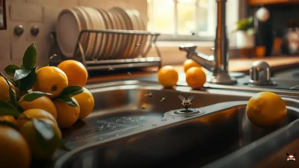 How to clean sink drain fruit flies