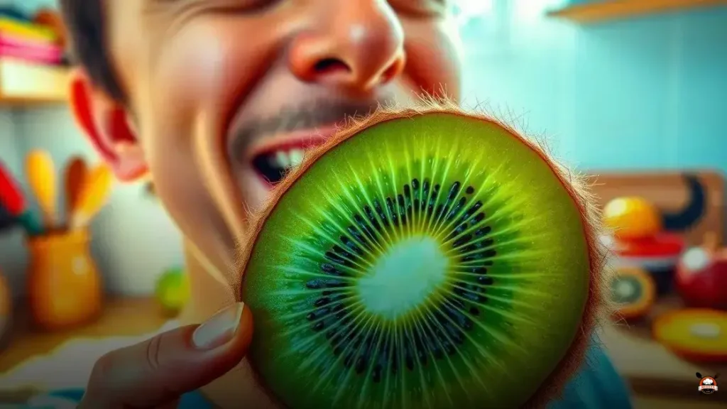 How to eat kiwi fruit with skin