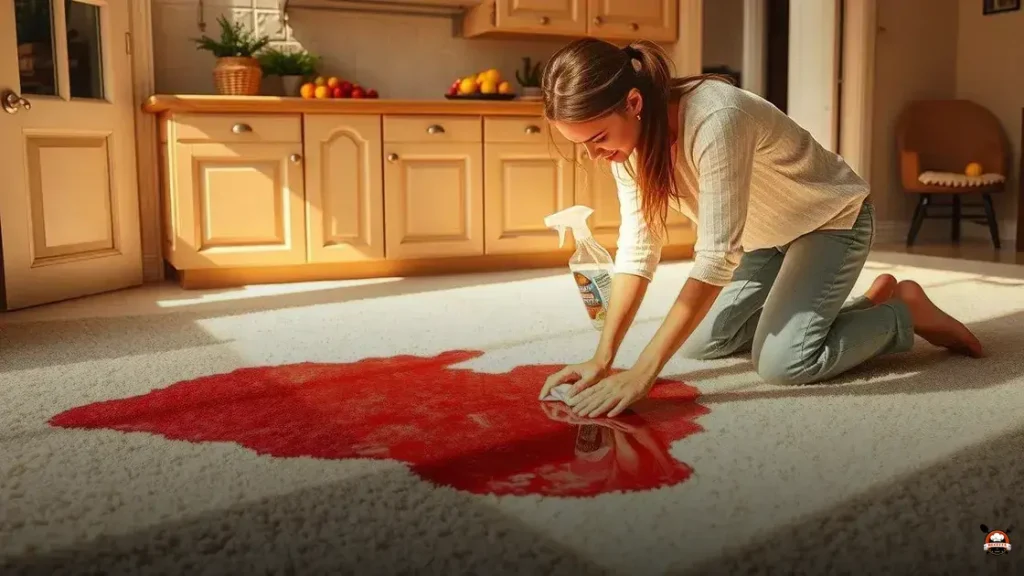 How to get fruit punch stain out of carpet