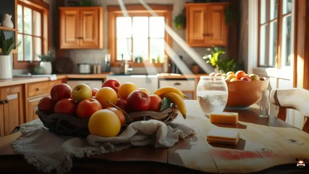How to get fruit stain out of wood