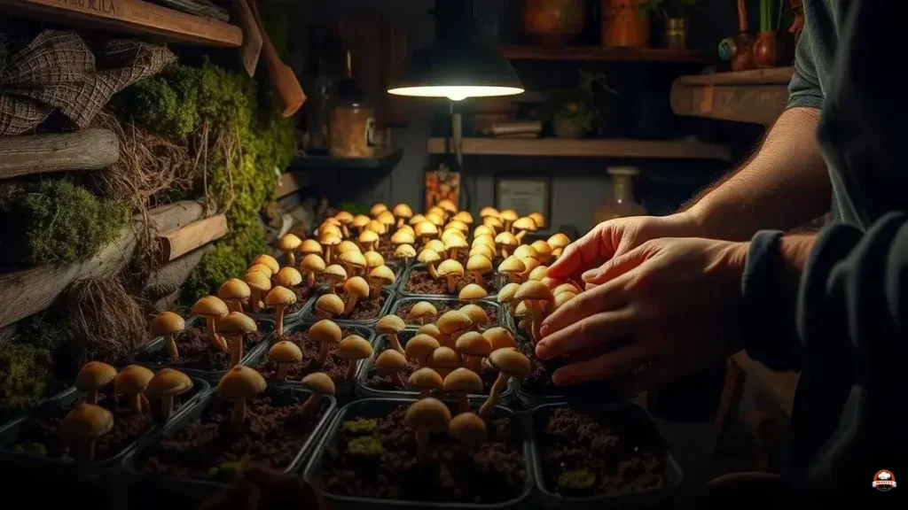 How to get mushrooms to fruit