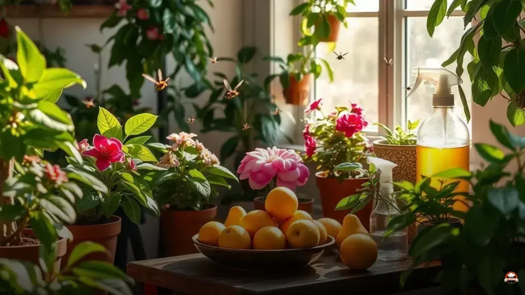 How to get rid of fruit flies around plants