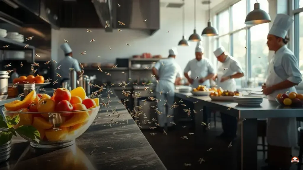 How to get rid of fruit flies in a restaurant