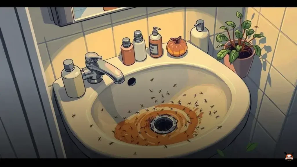 How to get rid of fruit flies in bathroom drain