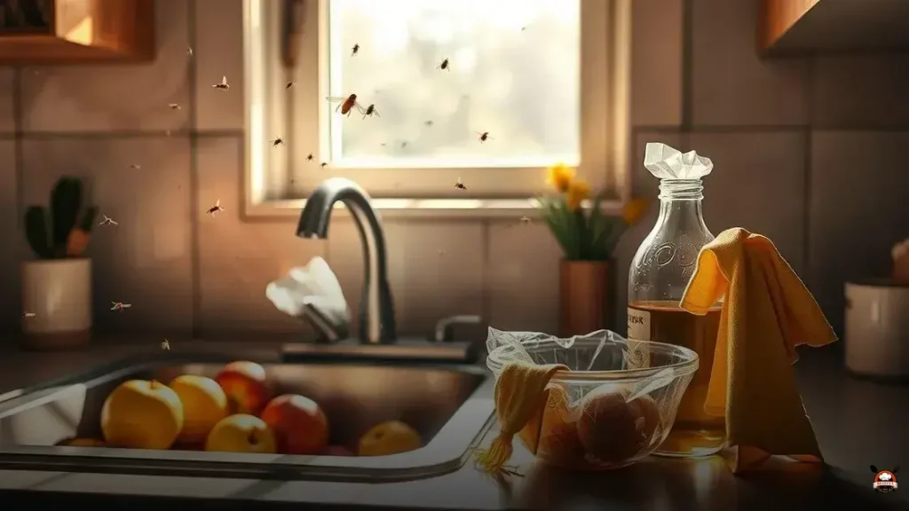 How to get rid of fruit flies in sink