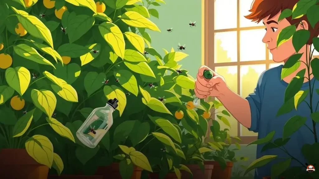 How to get rid of fruit flies on my plants