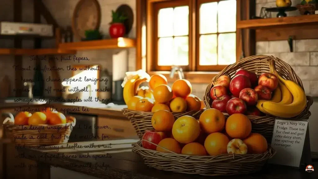 How to keep fruit fresh longer without fridge