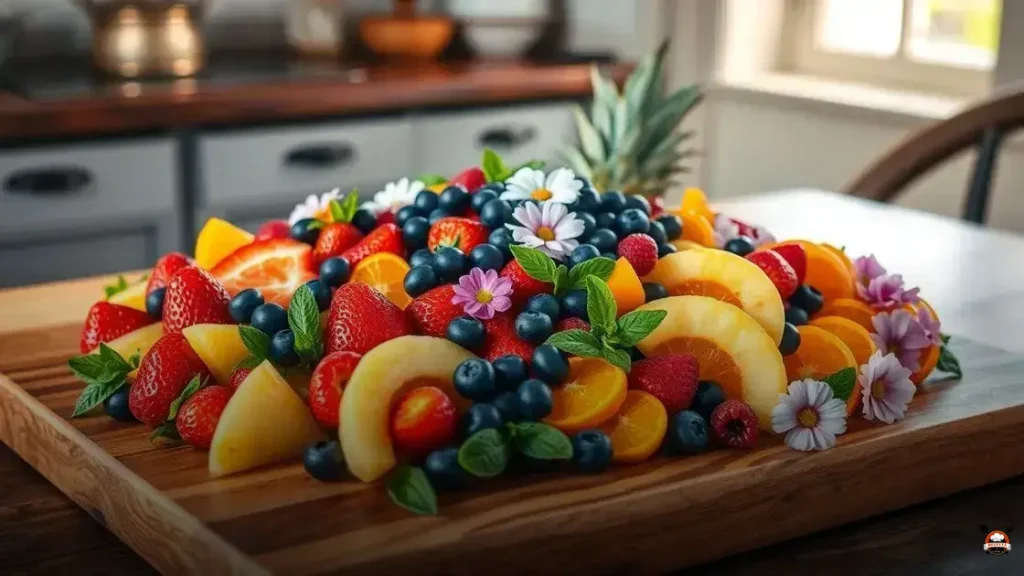 How to make a decorative fruit platter
