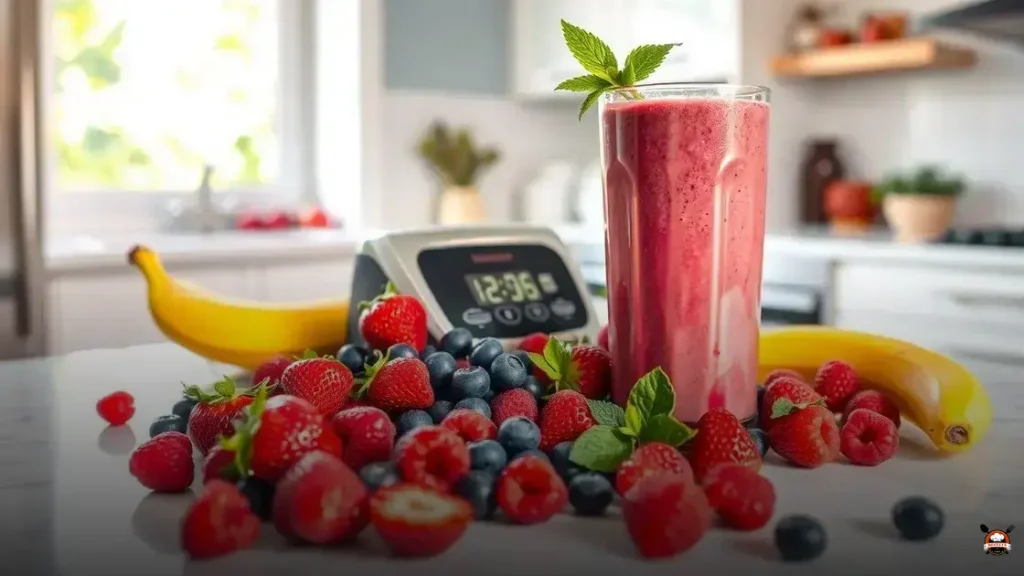How to make a frozen fruit smoothie without yogurt