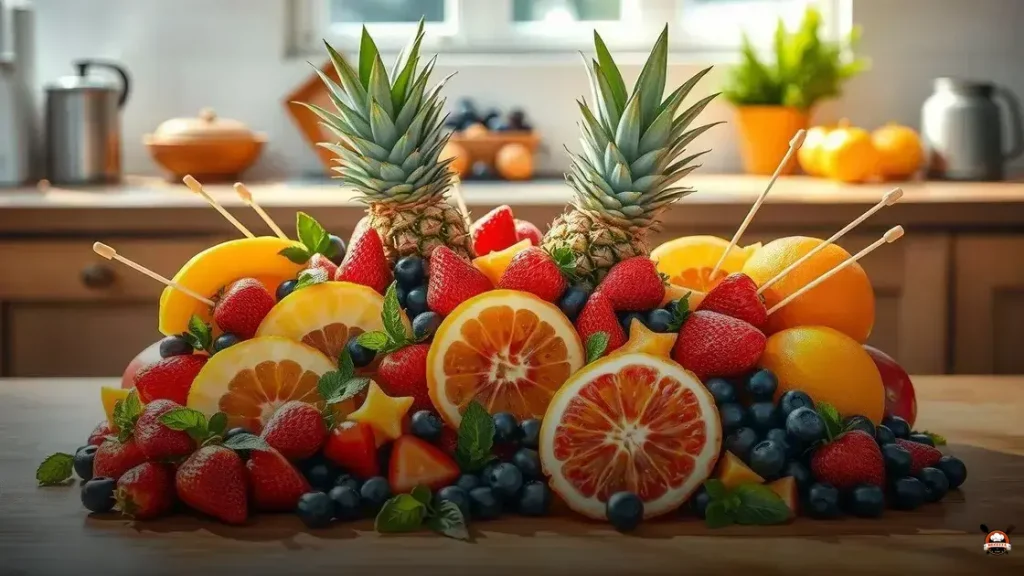 How to make a fruit arrangements edible