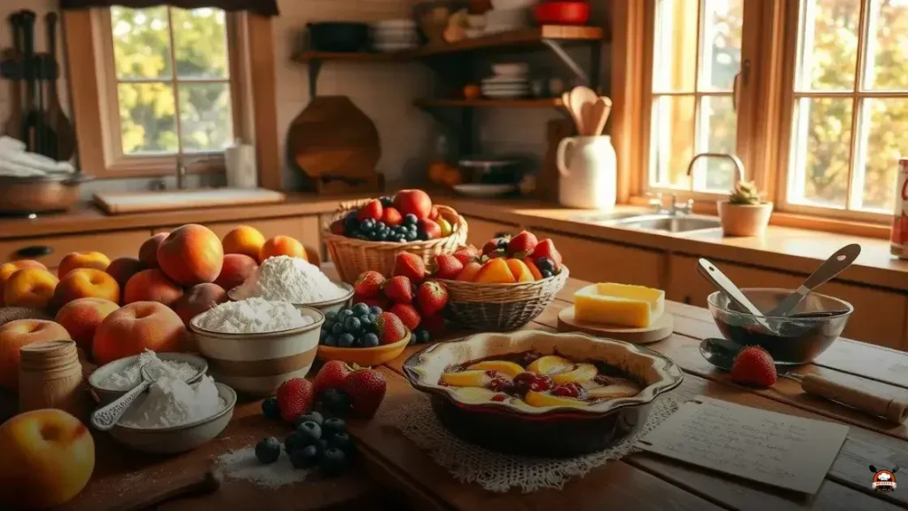 How to make a fruit cobbler