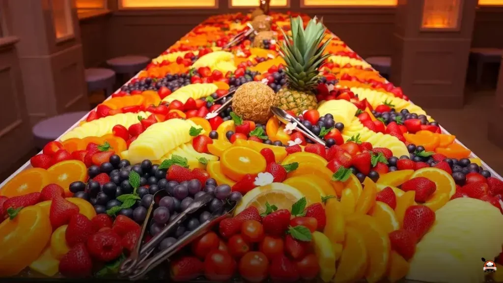How to make a fruit tray for 50