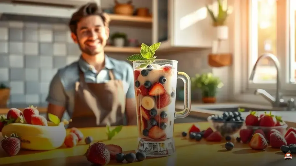How to make a simple smoothie with frozen fruit