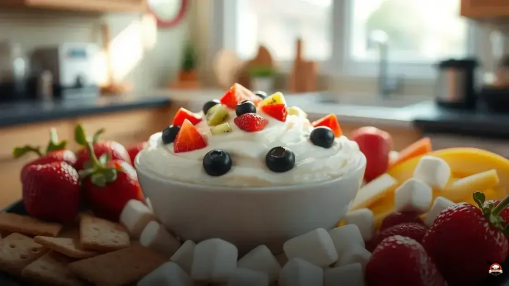 How to make cream cheese fruit dip