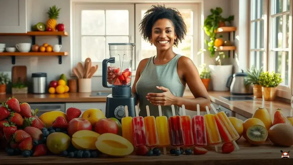 How to make fresh fruit ice pops