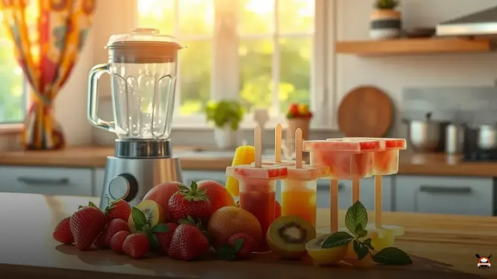 How to make fruit juice popsicles