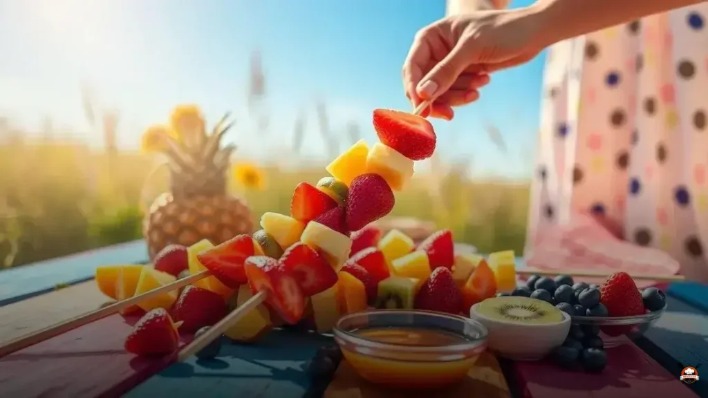 How to make fruit kebabs
