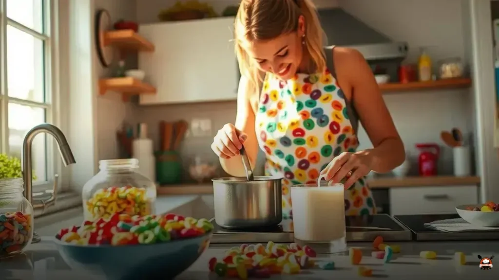 How to make fruit loop candle