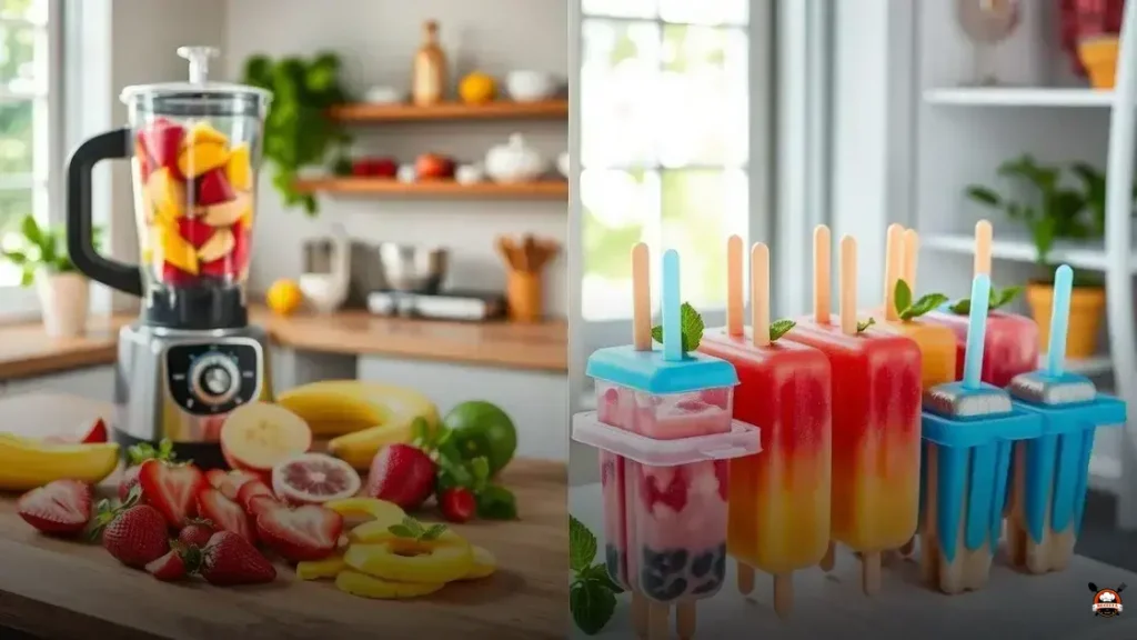 How to make fruit smoothie popsicles