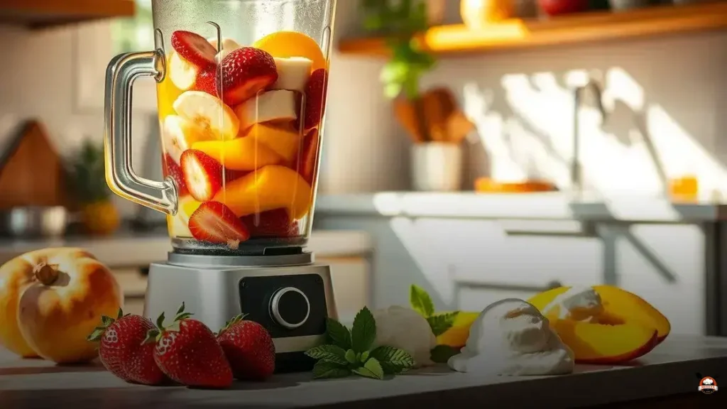 How to make fruit smoothies with ice cream