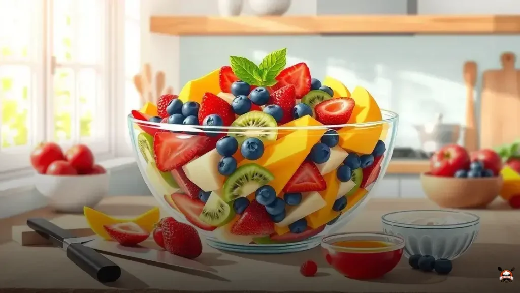 How to make healthy fruit salad