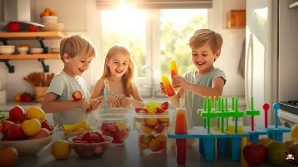 How to make ice pops with fruit