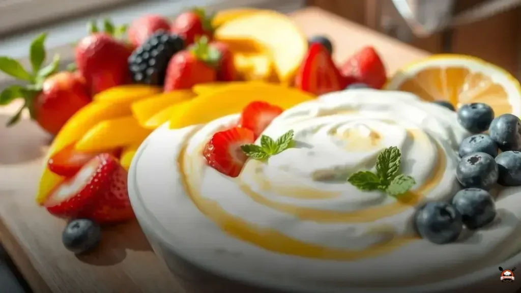 How to make yogurt dip for fruit
