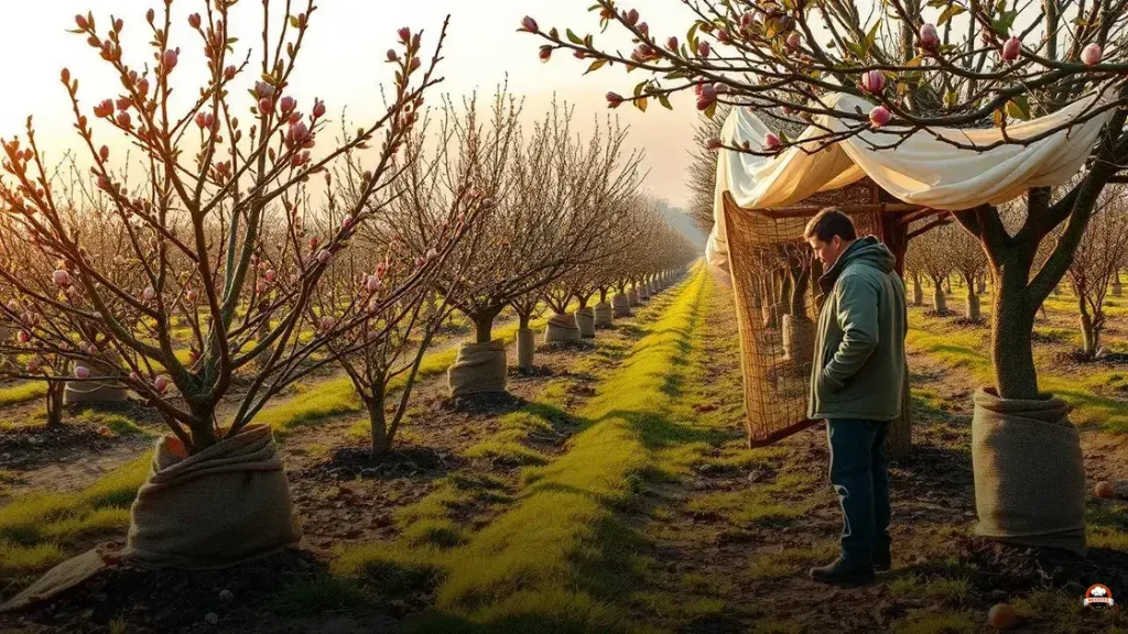 How to protect my fruit trees from frost